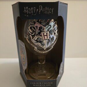 New Harry Potter Hogwarts School Crest Magic Color Change Glass Brand
